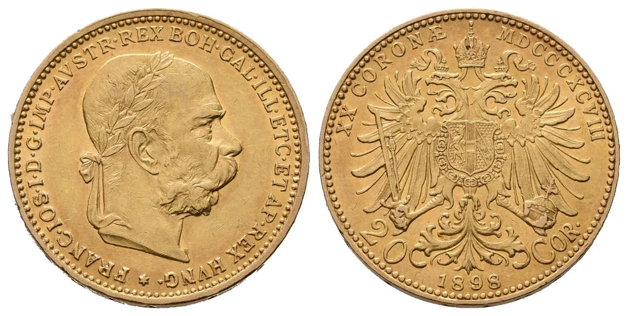 20 Koruna 1898