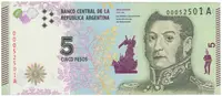 Argentina, 5 Pesos (2015), P.358