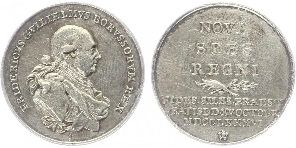 Německo - Prusko, Friedrich Wilhelm II., 1786 - 1797 — 1