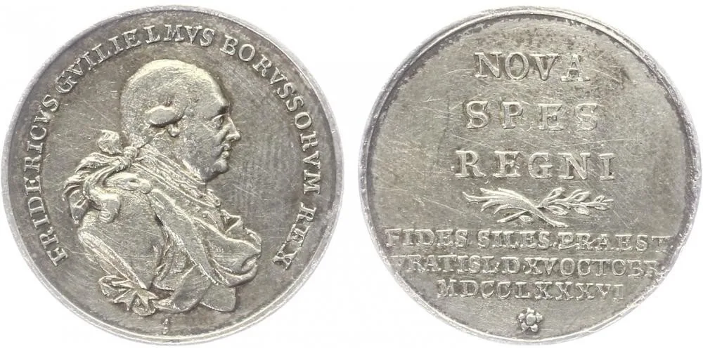 Německo - Prusko, Friedrich Wilhelm II., 1786 - 1797 — 1