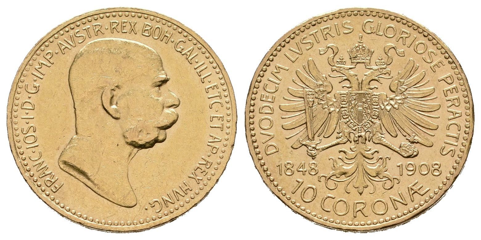 10 Koruna 1908 - jubilejní