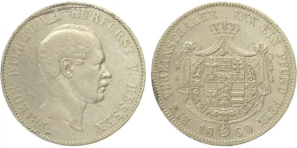 Hessen - Kassel, Friedrich Wilhelm I., 1847 - 1866 — 1