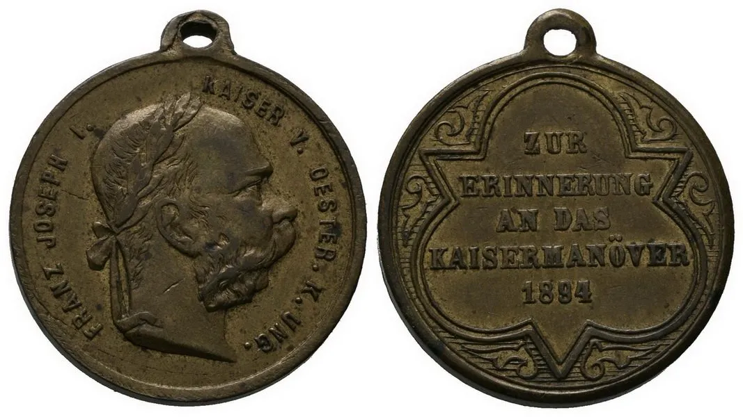 František Josef I., medaile vojenských manévrů — 1