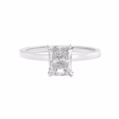 Prsten - 14 kt. Bílé zlato - 0,92ct. Přírodní diamant