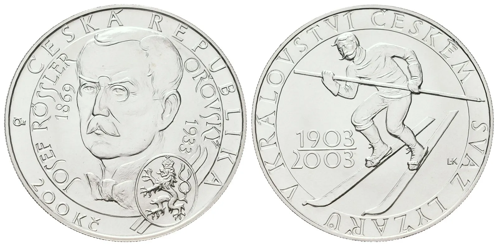 200 Kč 2003 - Svaz lyžařů v Království českém