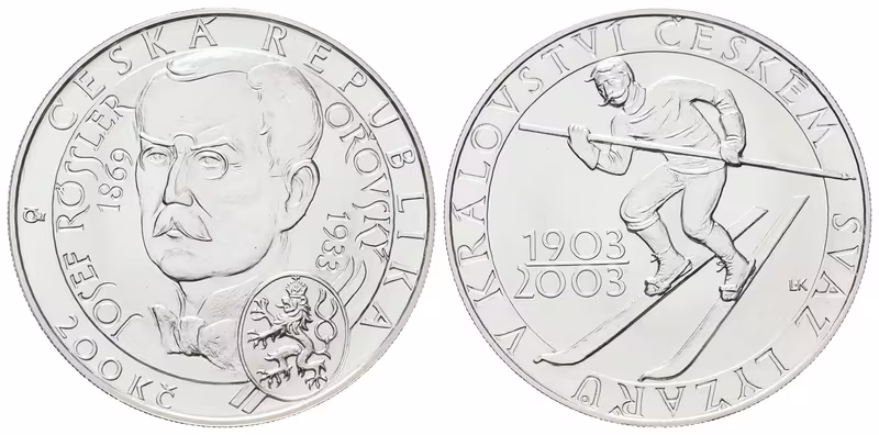200 Kč 2003 - Svaz lyžařů v Království českém