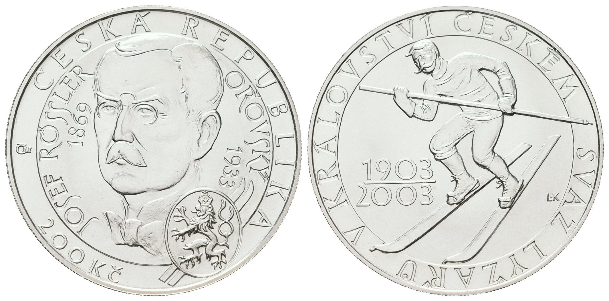 200 Kč 2003 - Svaz lyžařů v Království českém