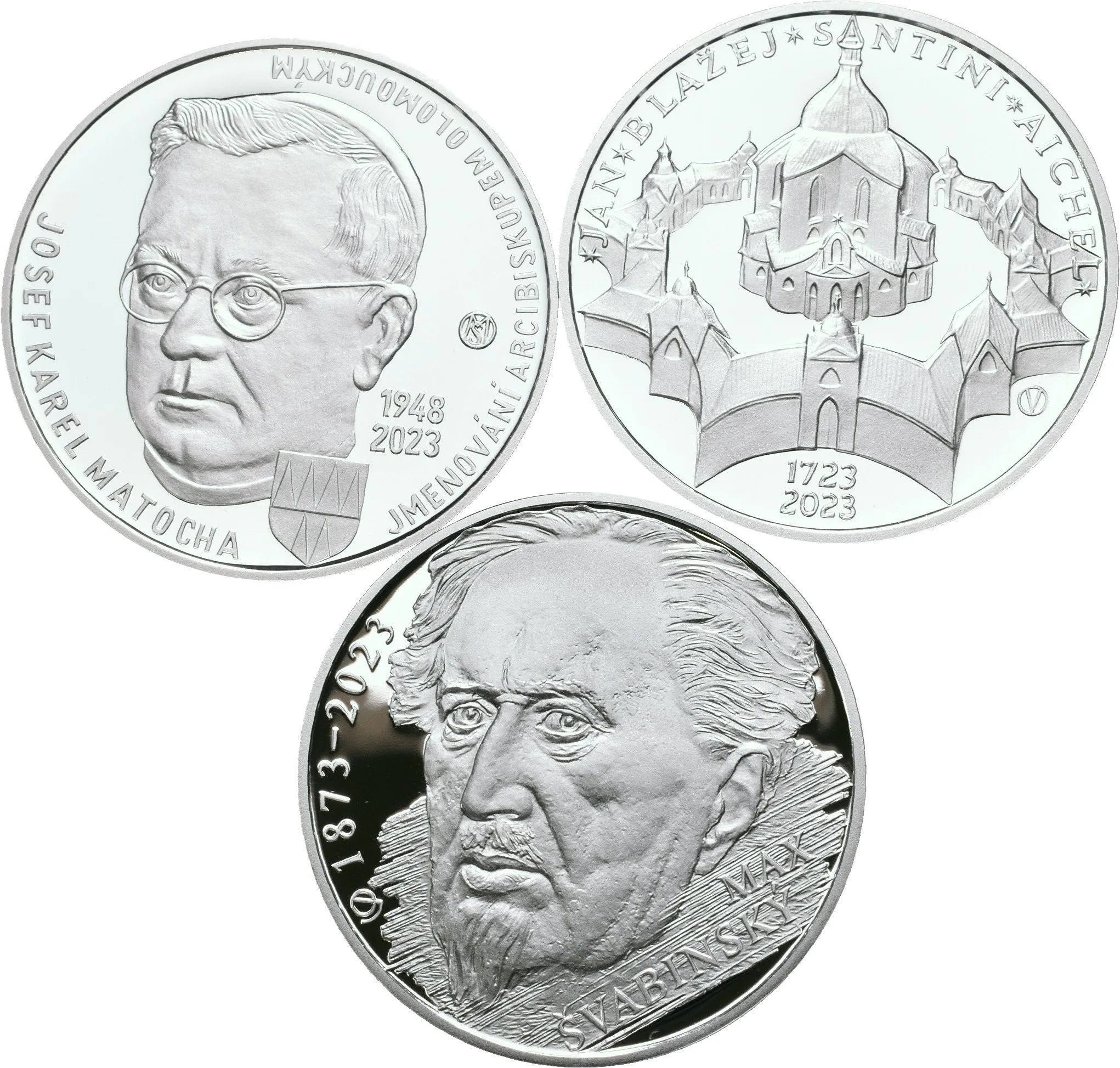200 Kč 2023 - Josef Karel Matocha, Jan Blažej Santina a — 1