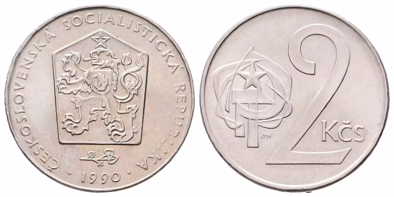 2 Koruna 1990