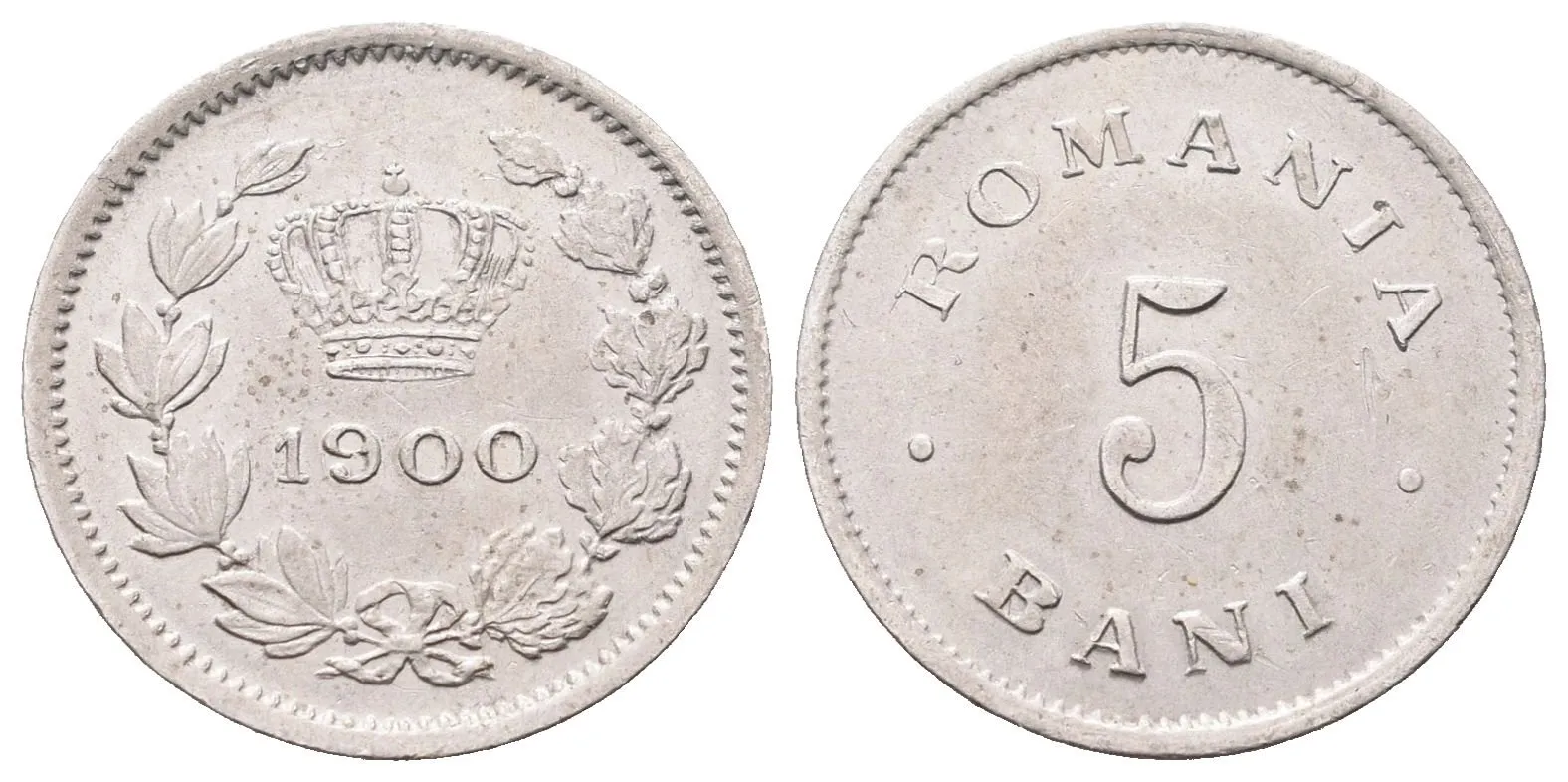 Rumunsko, 5 Bani 1900