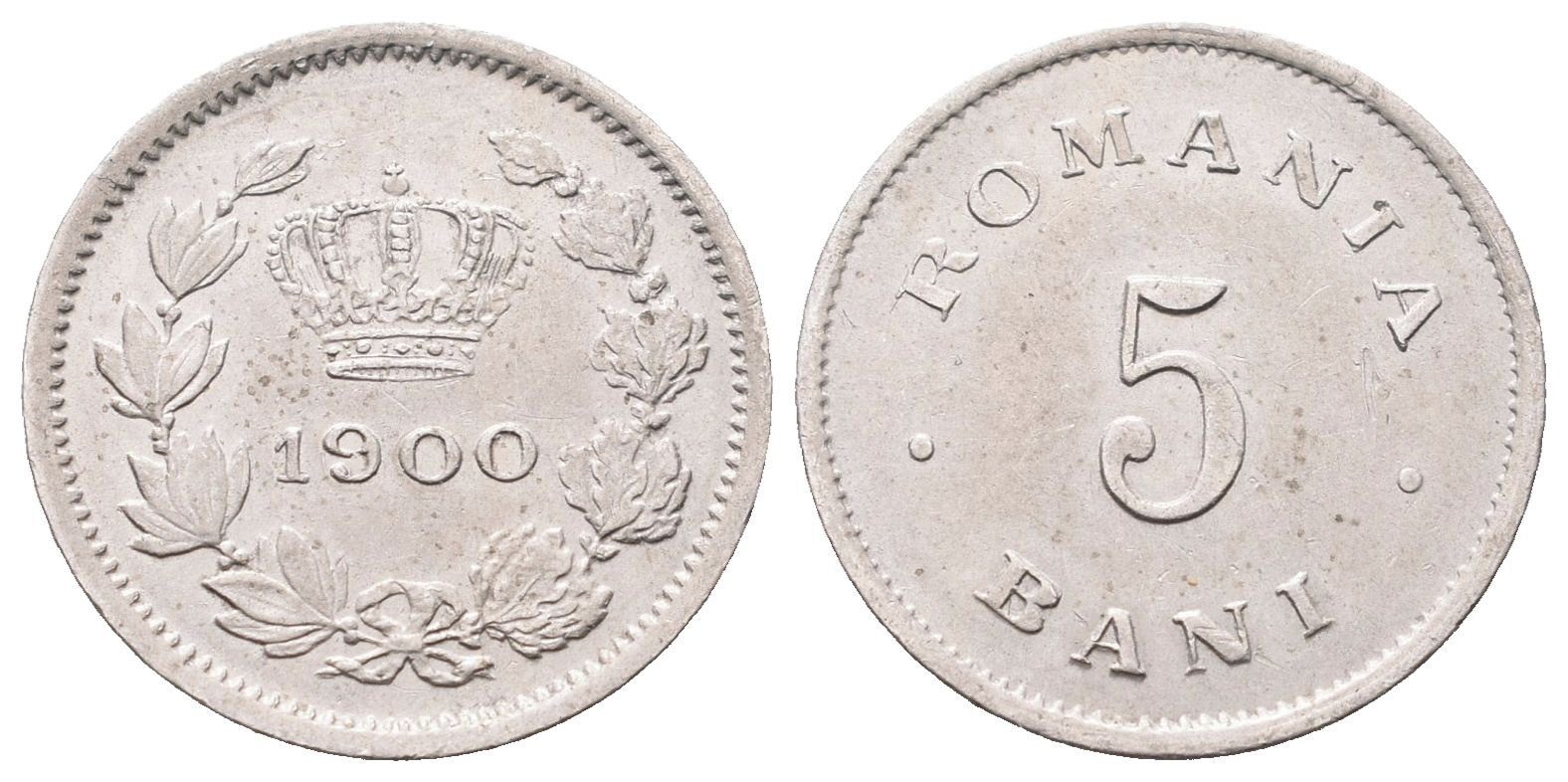 Rumunsko, 5 Bani 1900