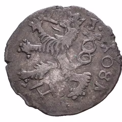 1/2 Krejcar 1681 CK, Kutná Hora-Krahe, Hal.1477 (0,58 g), vady střížku_R!