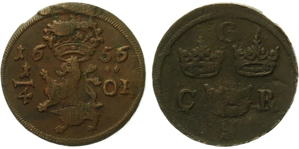 Švédsko, Carl X., 1654 - 1660 — 1