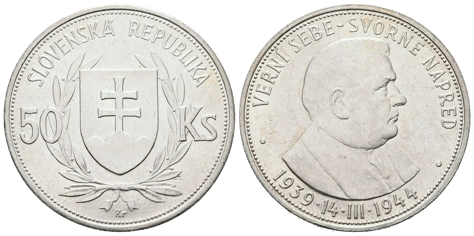 50 Koruna 1944 - Jozef Tiso