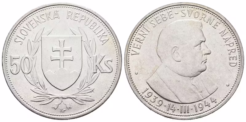 50 Koruna 1944 - Jozef Tiso