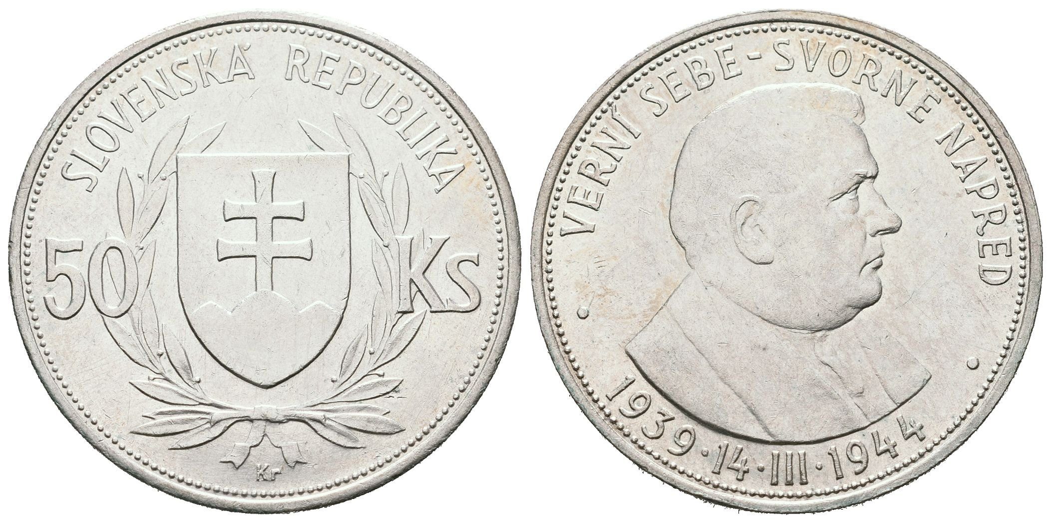 50 Koruna 1944 - Jozef Tiso