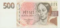 Česká republika, 500 Koruna 1993, série A, tisk Anglie, Hej..CZ10a1 - fotografie 2