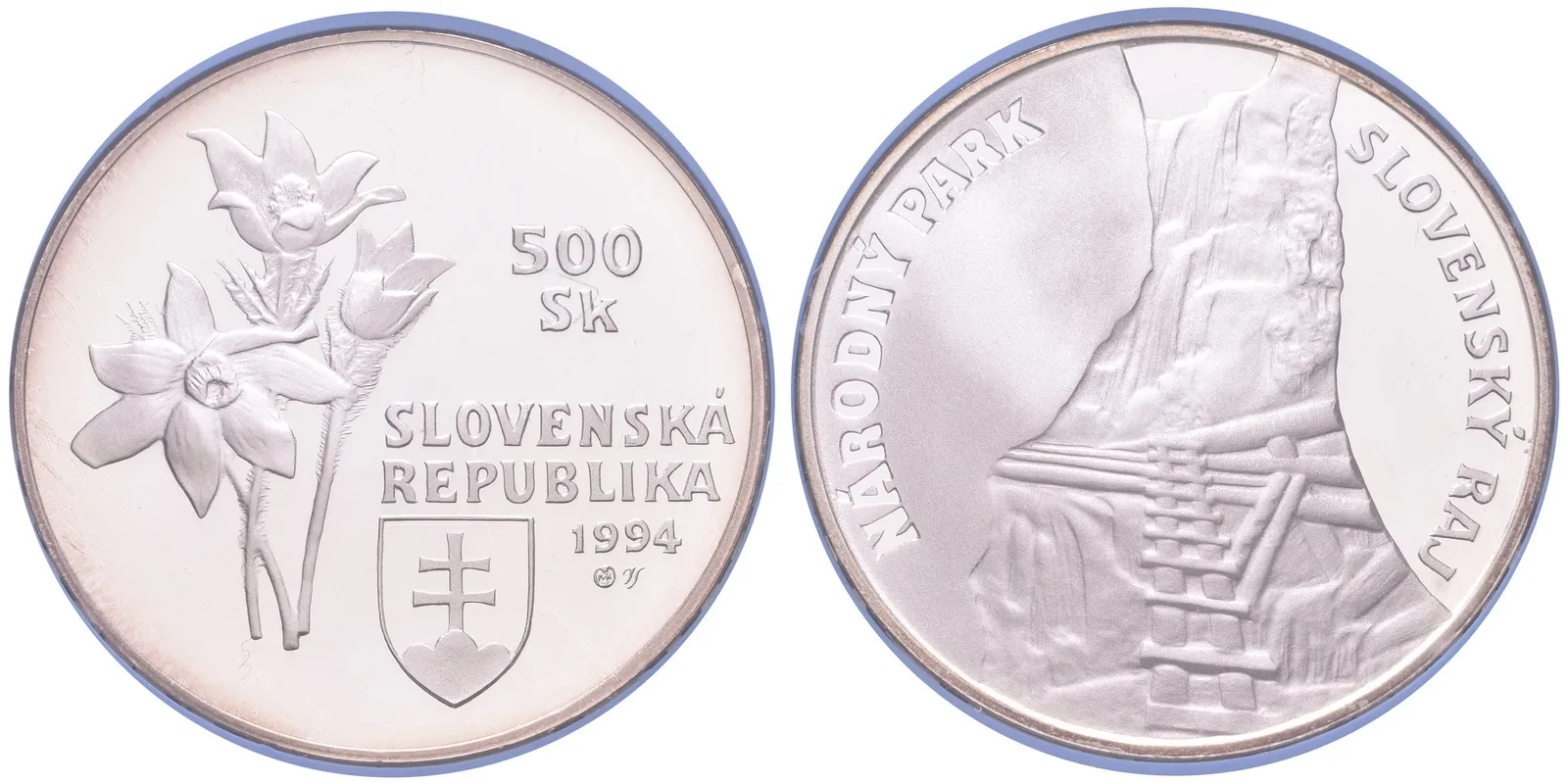 500 Sk 1994 - Národní park Slovenský ráj, pův. etue, — 1