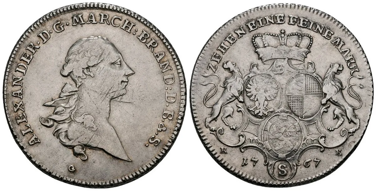 Brandenburg - Ansbach, Alexander, 1757 - 1791 — 1