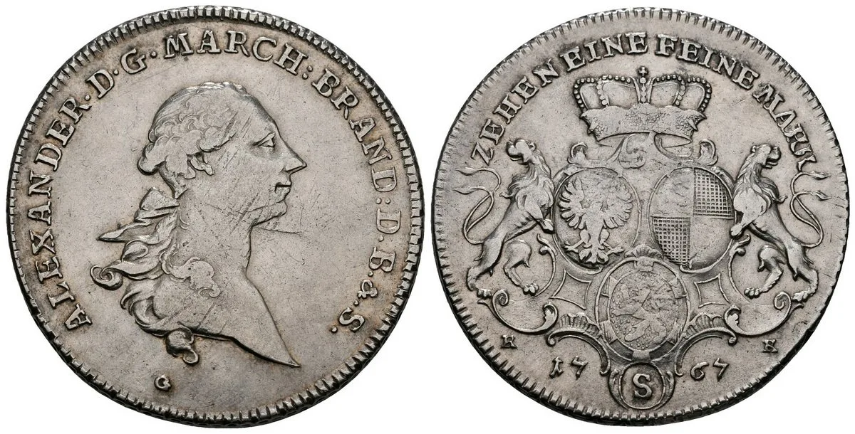 Brandenburg - Ansbach, Alexander, 1757 - 1791 — 1