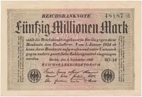 Německo, 50 Millionen Mark 1923, Ro.108d