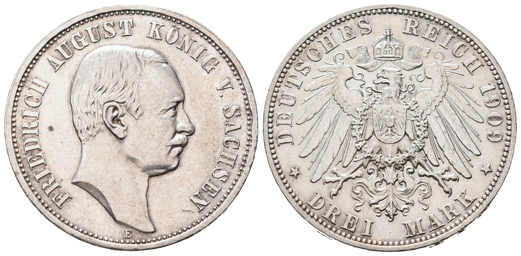 Sasko, 3 Marka 1909 E