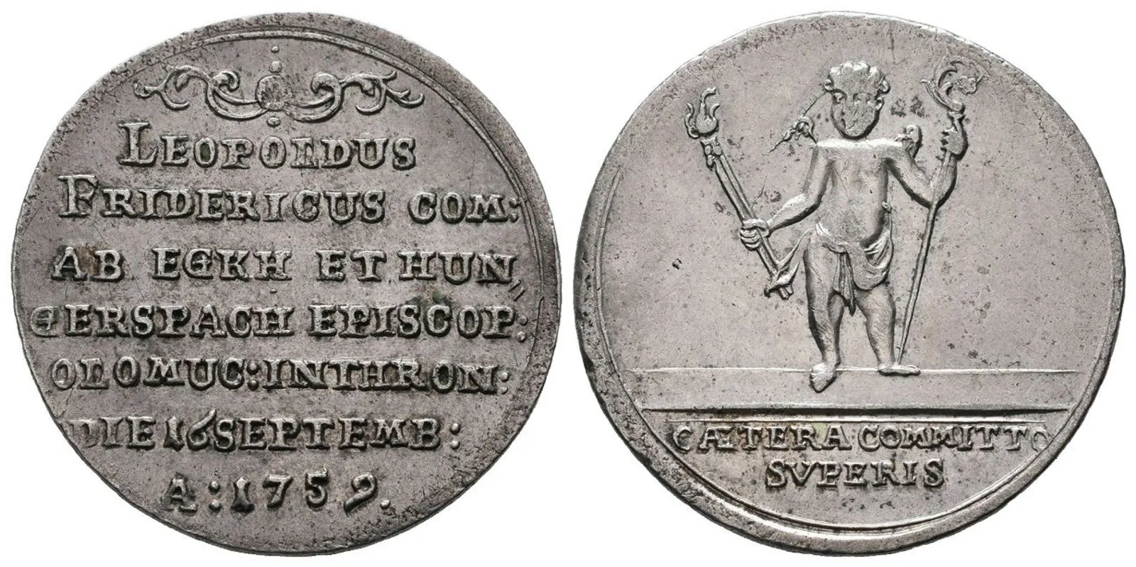 Olomouc - biskupství, Leopold II. Bedřich Egkh, 1758 - 1760 — 1