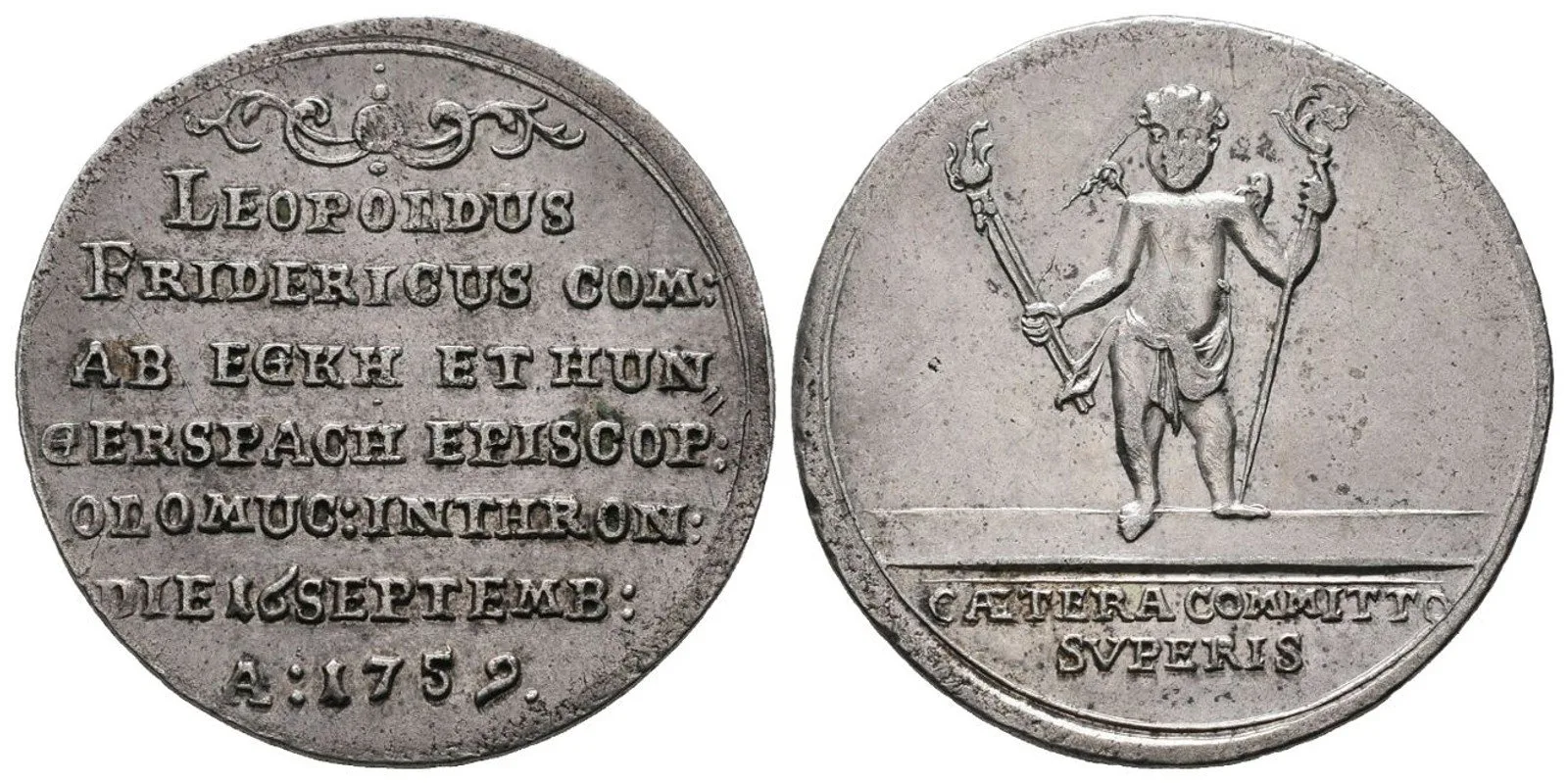 Olomouc - biskupství, Leopold II. Bedřich Egkh, 1758 - 1760 — 1