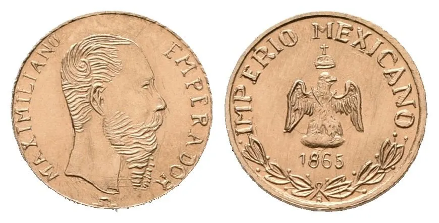 Mexiko, Peso 1865