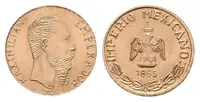 Mexiko, Peso 1865
