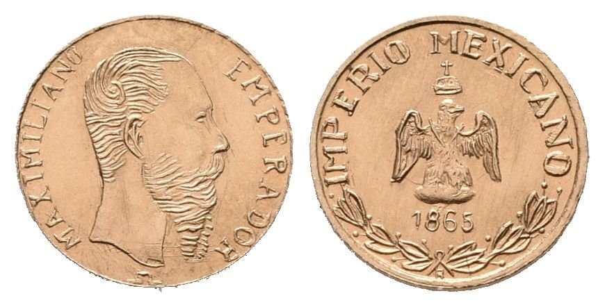 Mexiko, Peso 1865