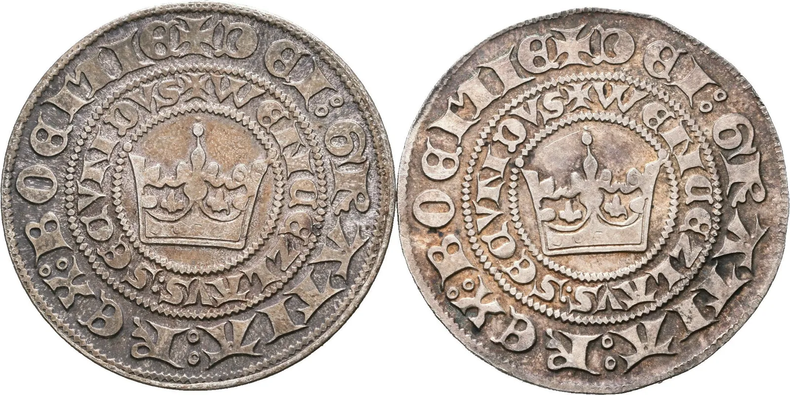 AR + AE Žeton b.l. - Kutnohorský pamětní groš. Ag 0,987, 27 mm (3,62 g) + — 1