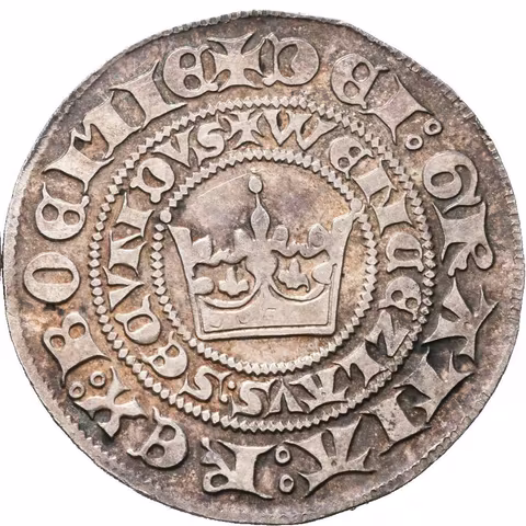 AR + AE Žeton b.l. - Kutnohorský pamětní groš. Ag 0,987, 27 mm (3,62 g) +