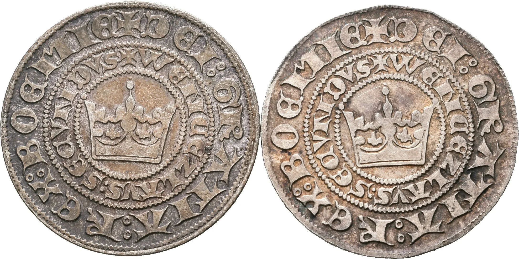 AR + AE Žeton b.l. - Kutnohorský pamětní groš. Ag 0,987, 27 mm (3,62 g) + — 1