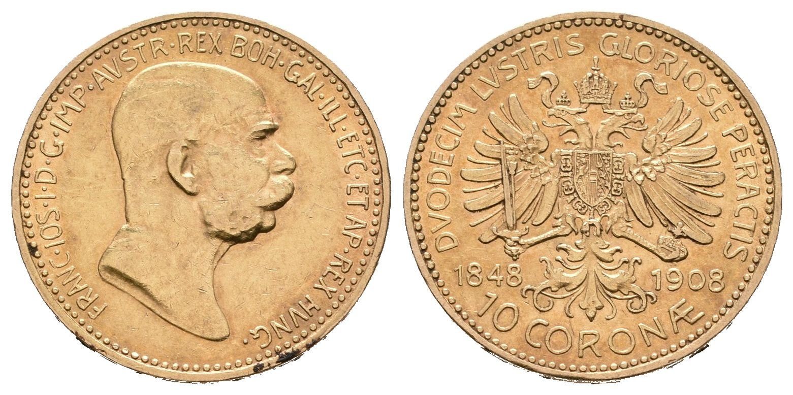 10 Koruna 1908 - jubilejní