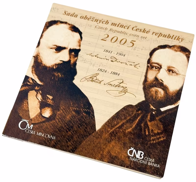 Ročníková sada mincí 2005 - Dvořák, Smetana