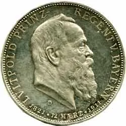 Bavorsko, Luitpold, 1886 - 1912 — 1