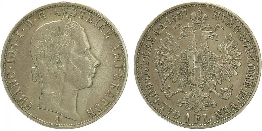 Rakouská a spolková měna, 1857 - 1892 — 1