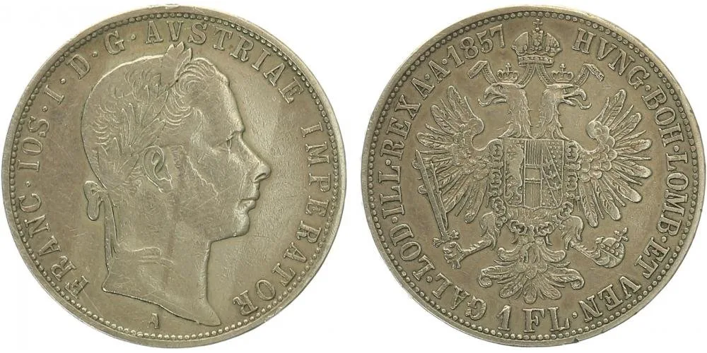 Rakouská a spolková měna, 1857 - 1892 — 1