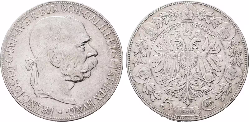 5 Koruna 1900