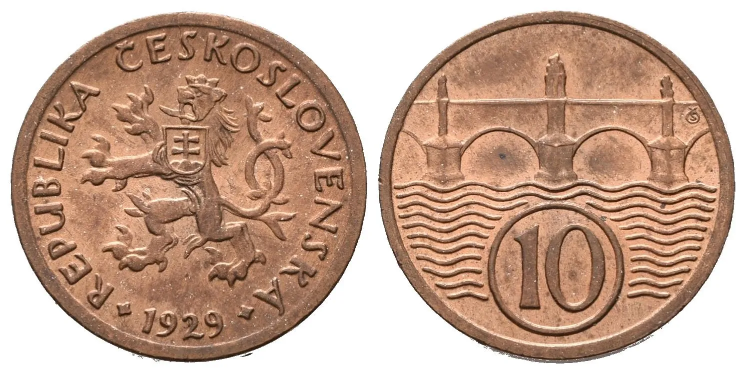 10 Haléř 1929