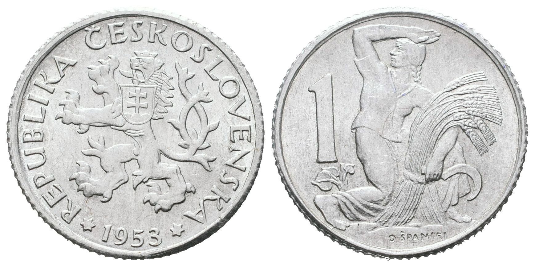 1 Koruna 1953