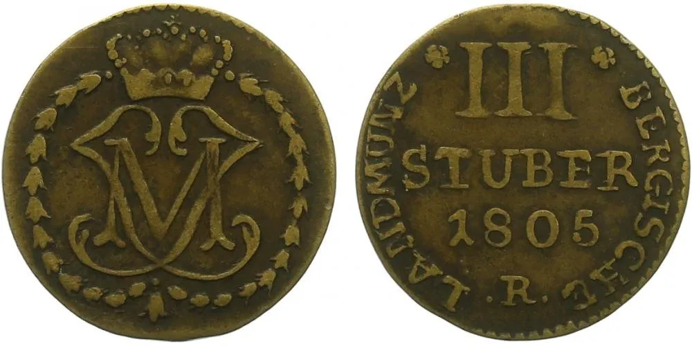 Berg, Maximilian IV. Josef, 1799 - 1806 — 1