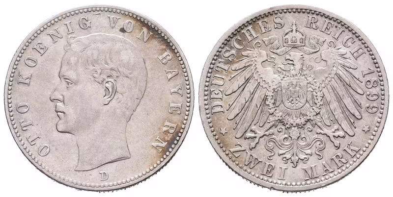 Bavorsko, 2 Marka 1899