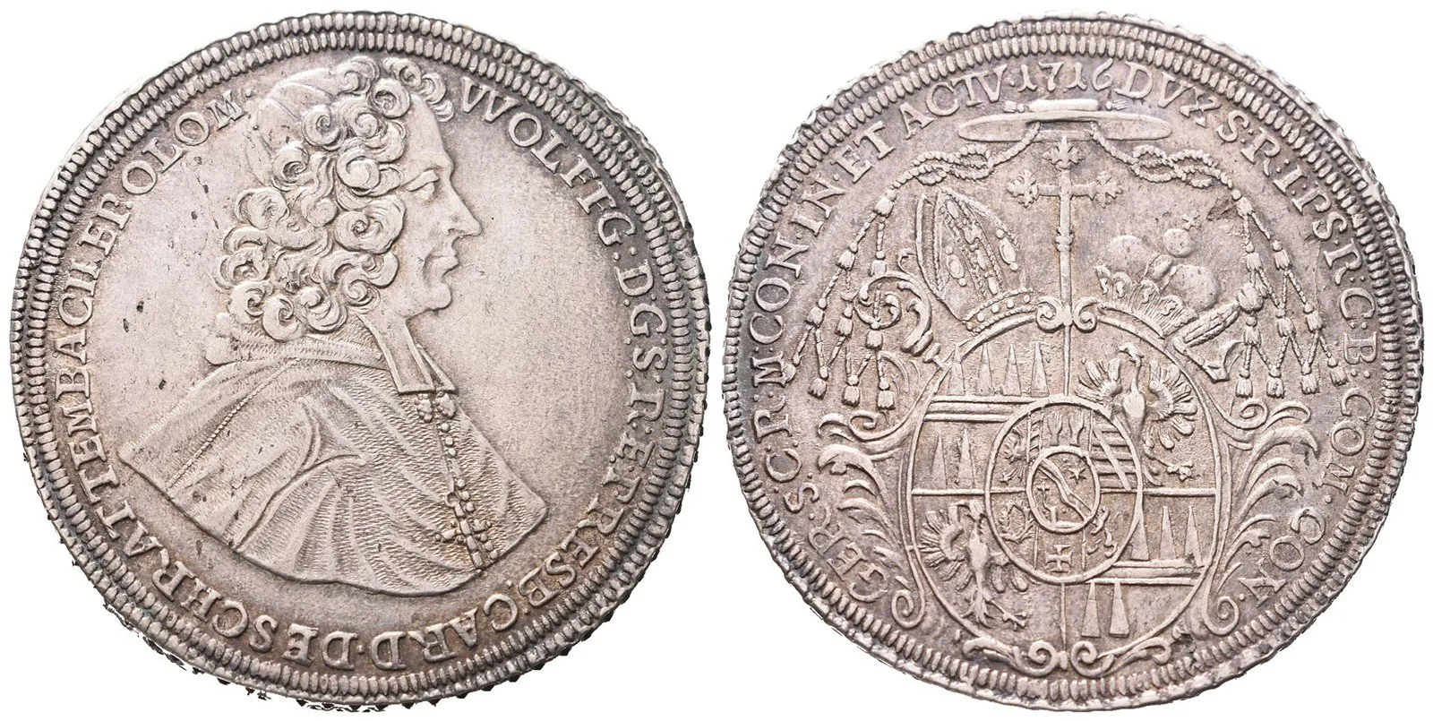 Olomouc - biskupství, Wolfgang von Schrattenbach, 1711 - 1738 — 1