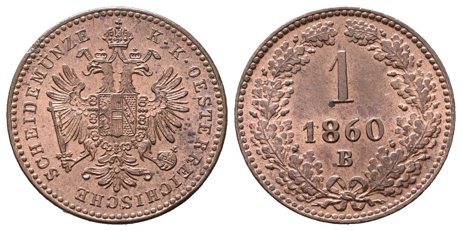 Rakouská a spolková měna, 1857 - 1892 — 1