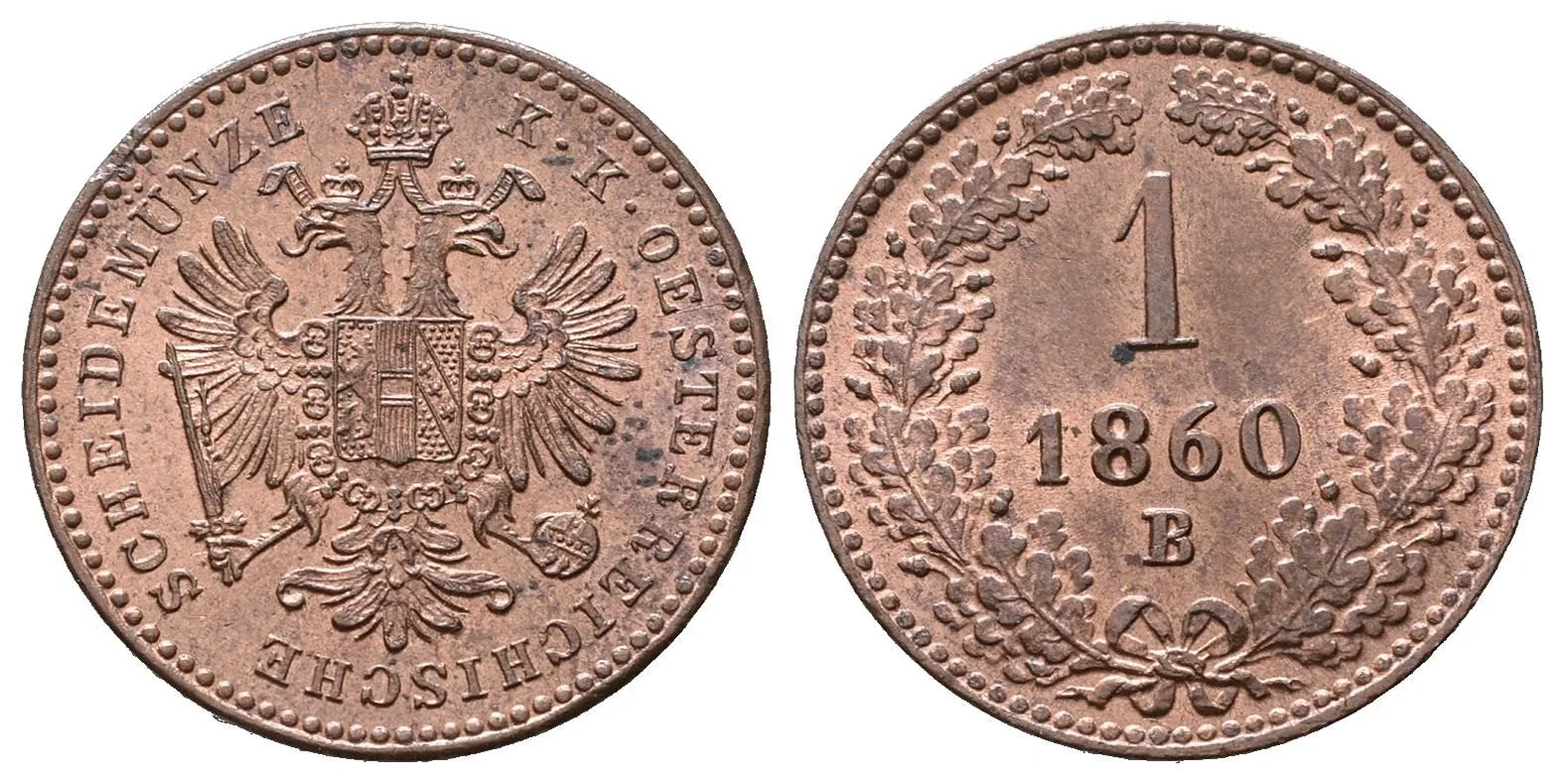 Rakouská a spolková měna, 1857 - 1892 — 1