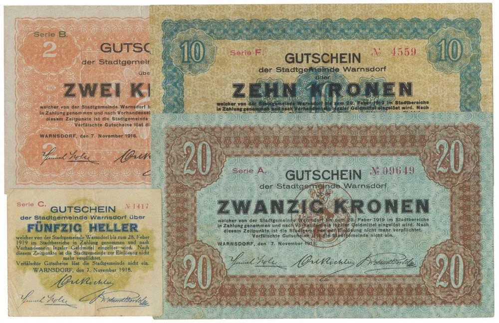 Nouzovky české od roku 1914 — 1
