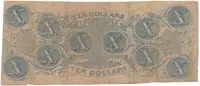 CSA, 10 Dollar 1862, P.52 - fotografie 2