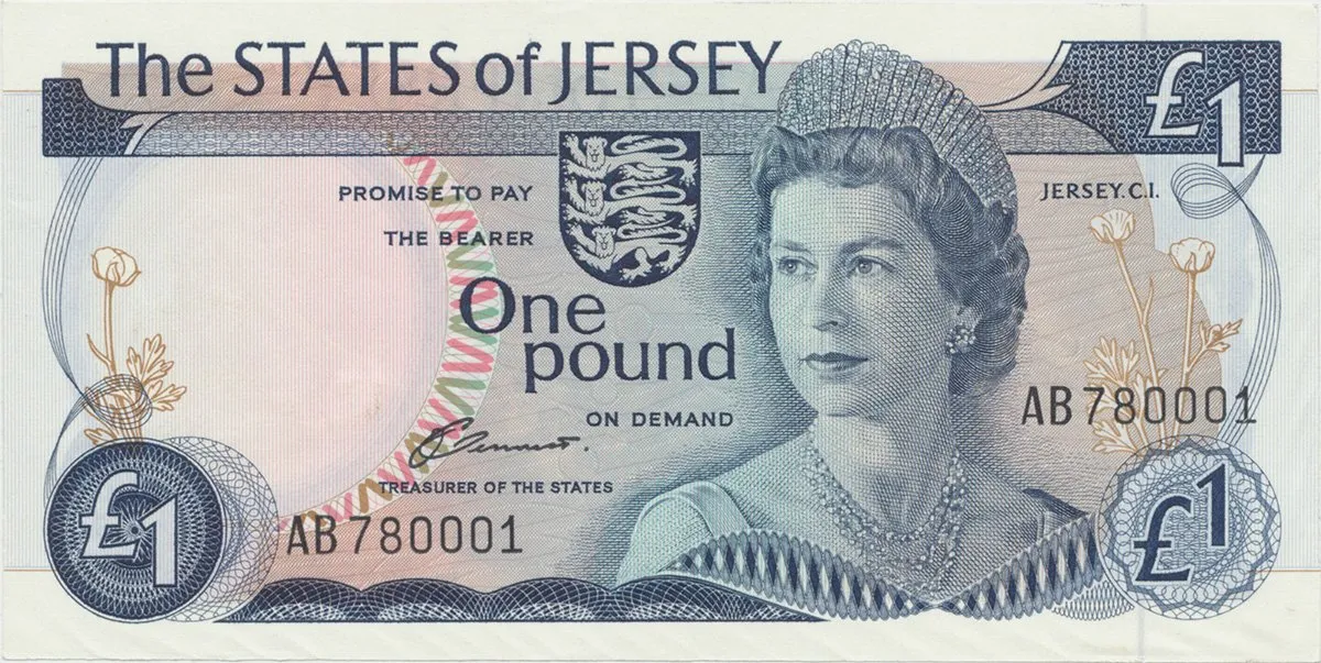 Jersey, 1 Pound (1976~1988), P.11a